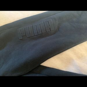 Black Puma Sweatpants